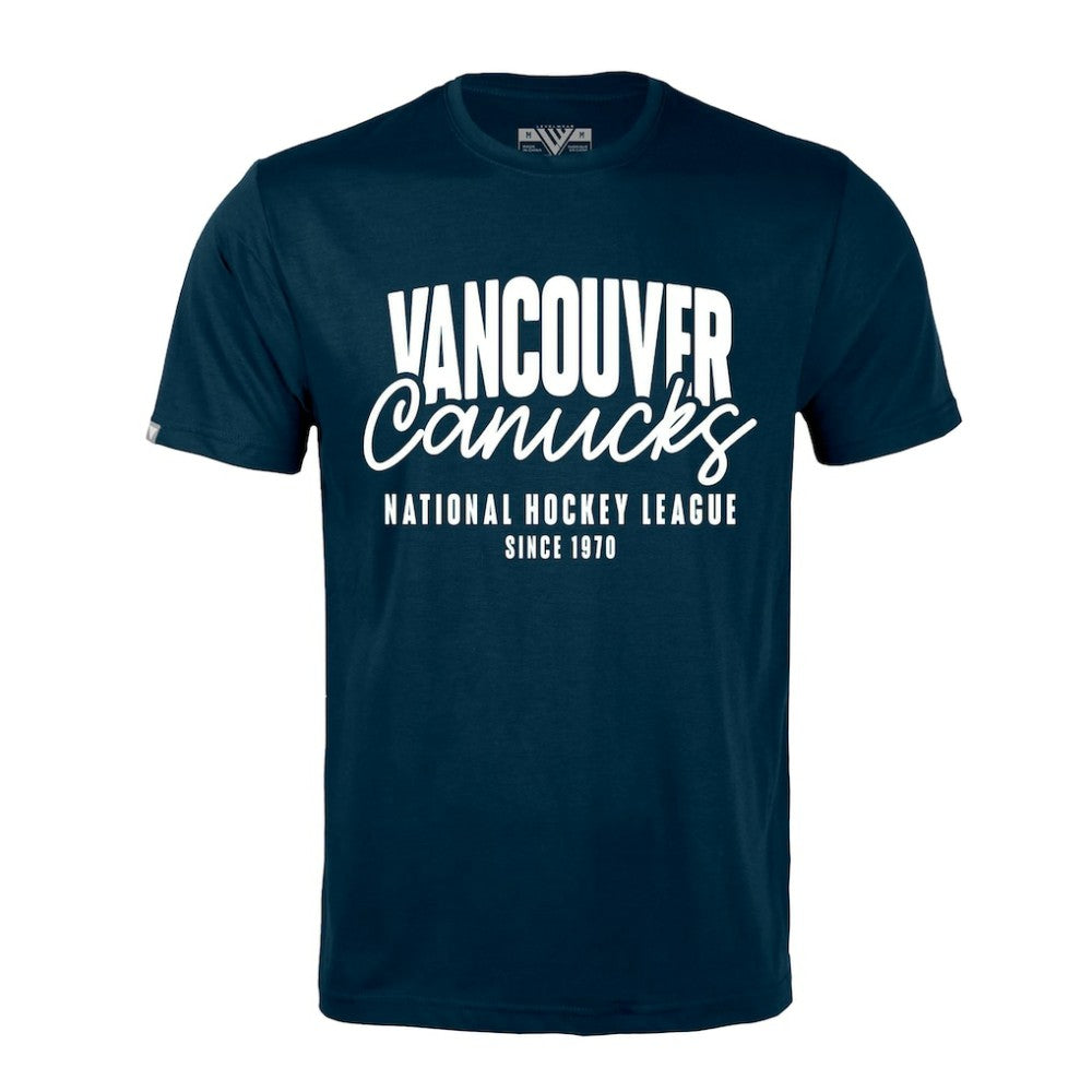Vancouver Canucks Levelwear Richmond Response T-Shirt Navy