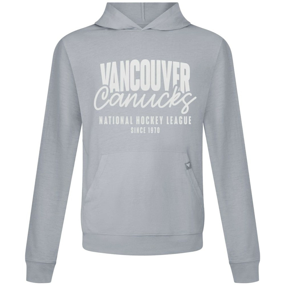 Vancouver Canucks Levelwear Relay Response Pullover Hoodie Gray