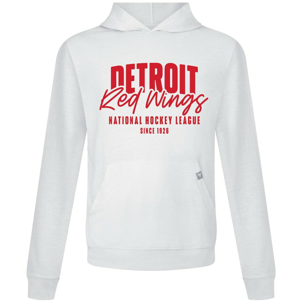 Detroit Red Wings Levelwear Relay Response Pullover Hoodie White