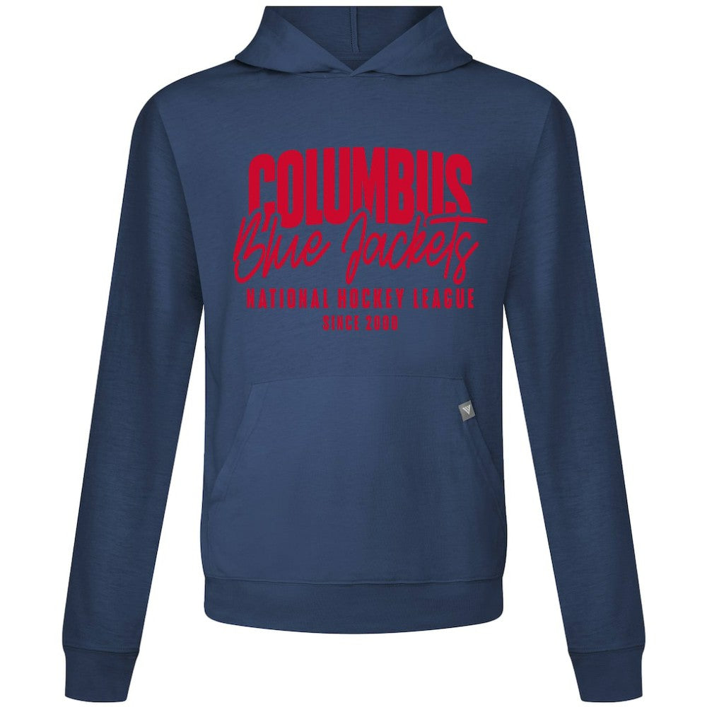 Columbus Blue Jackets Levelwear Relay Response Pullover Hoodie Navy