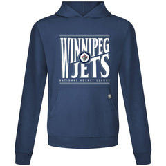 Winnipeg Jets Levelwear Relay Powerhouse Pullover Hoodie Navy