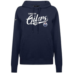 Edmonton Oilers Levelwear Women's Adorn Glide Pullover Hoodie Navy