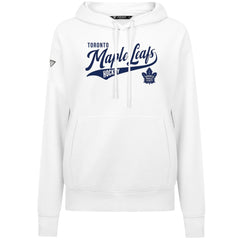 Toronto Maple Leafs Levelwear Women's Adorn Glide Pullover Hoodie White