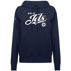 Winnipeg Jets Levelwear Women's Adorn Glide Pullover Hoodie Navy