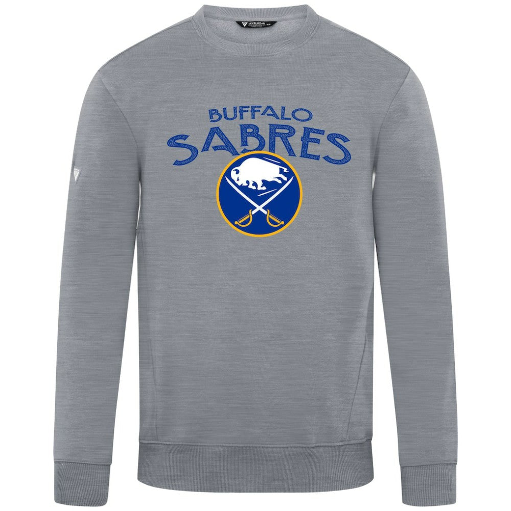Buffalo Sabres Levelwear Zane Mission Sweatshirt Gray