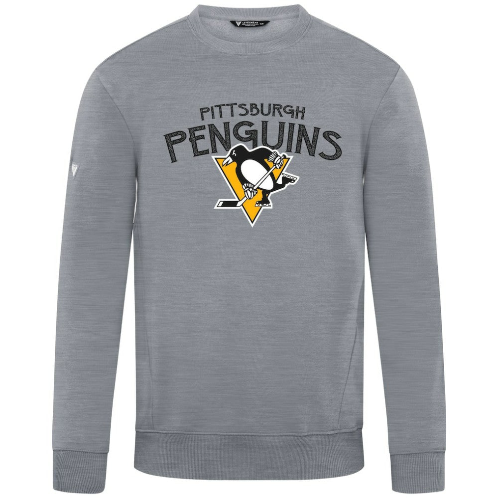 Pittsburgh Penguins Levelwear Zane Mission Sweatshirt Gray