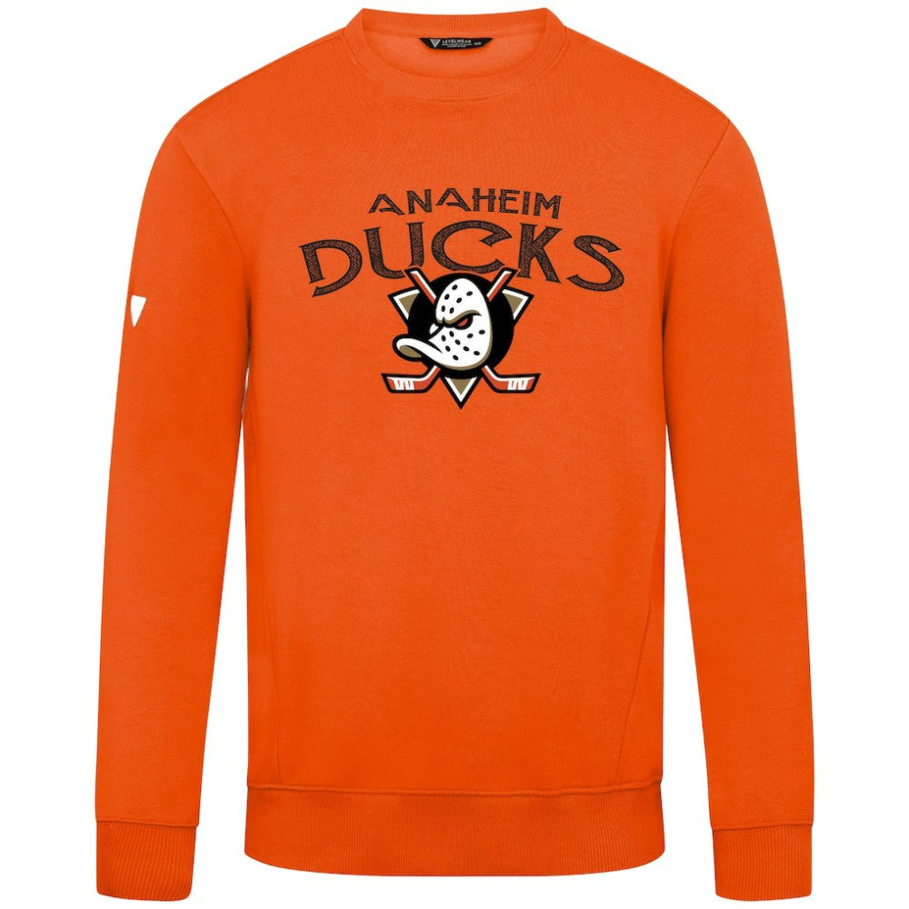 Anaheim Ducks Levelwear Zane Mission Sweatshirt Orange