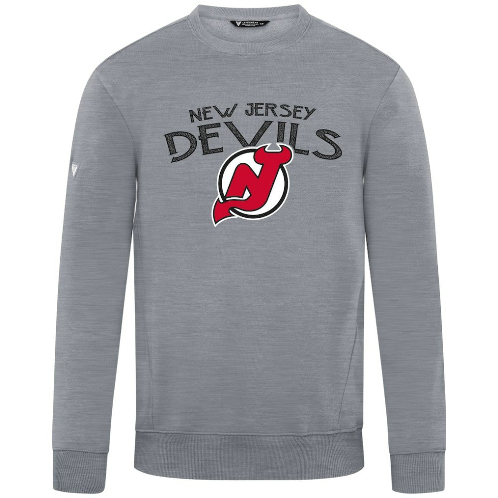 New Jersey Devils Levelwear Zane Mission Sweatshirt Gray