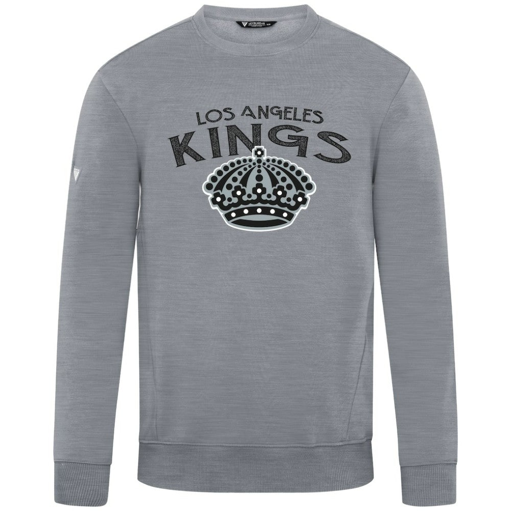 Los Angeles Kings Levelwear Zane Mission Sweatshirt Gray
