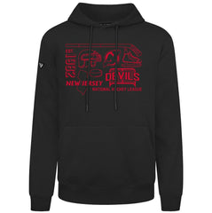 New Jersey Devils Levelwear Podium Campaign Pullover Hoodie Black