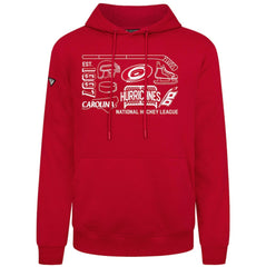Carolina Hurricanes Levelwear Podium Campaign Pullover Hoodie Red
