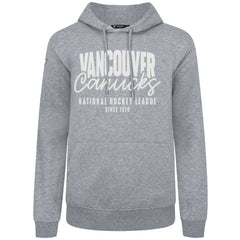 Vancouver Canucks Levelwear Podium Response Pullover Hoodie Gray