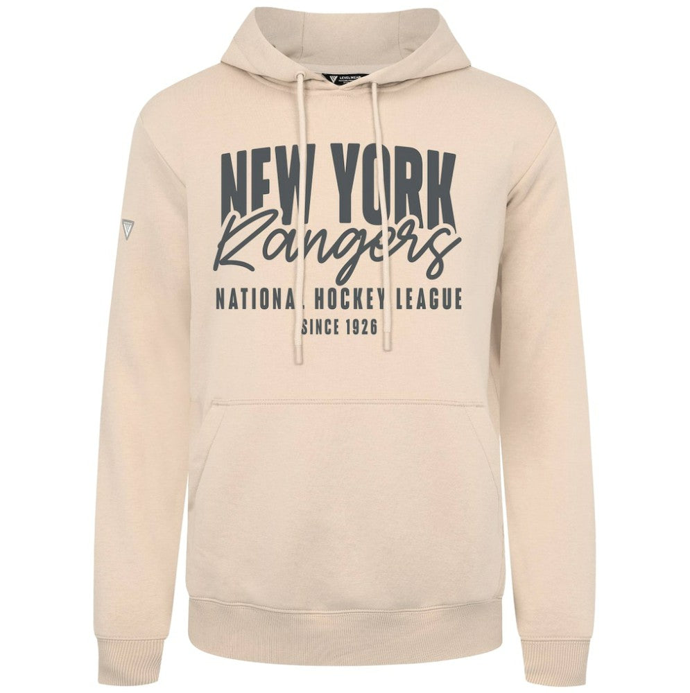 New York Rangers Levelwear Podium Response Pullover Hoodie Khaki