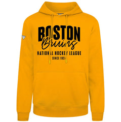 Boston Bruins Levelwear Podium Response Pullover Hoodie Gold
