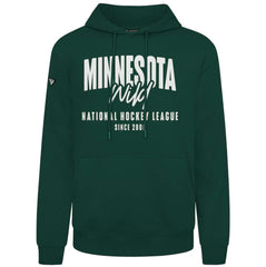 Minnesota Wild Levelwear Podium Response Pullover Hoodie Green