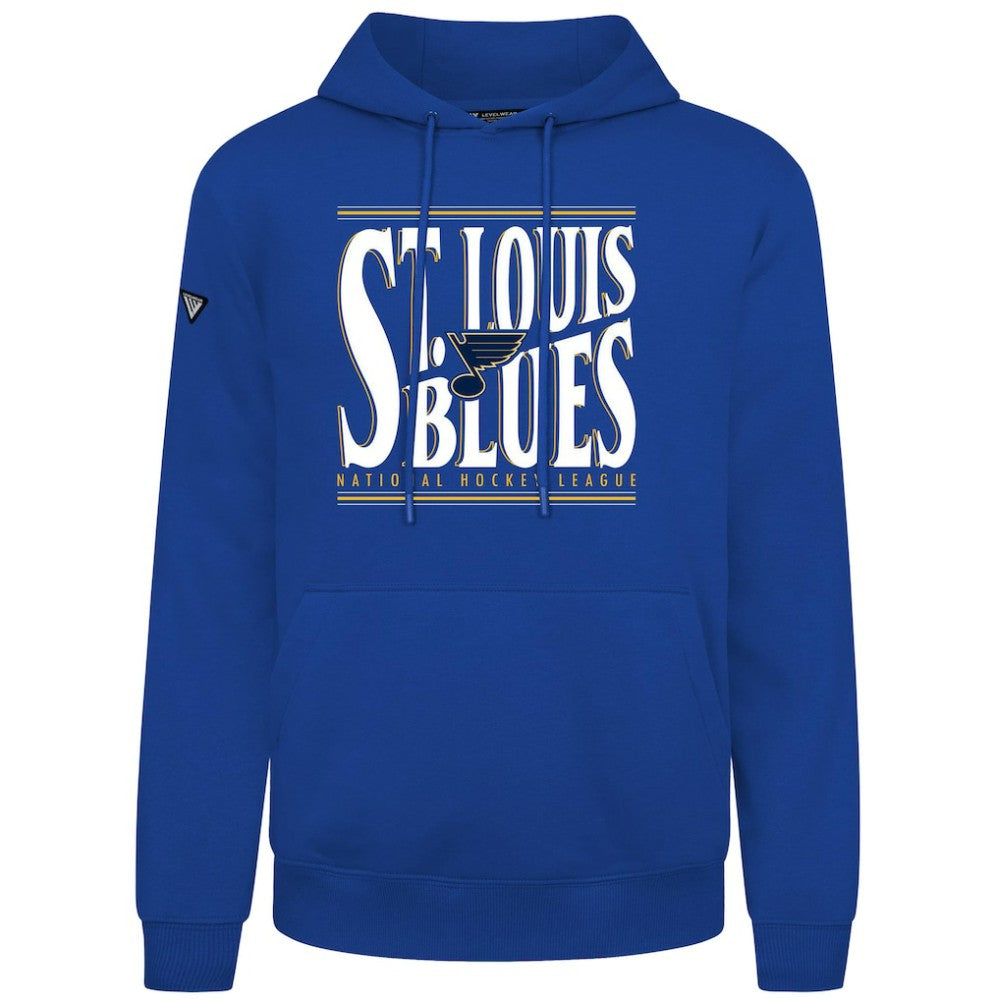 St. Louis Blues Levelwear Podium Powerhouse Pullover Hoodie Royal