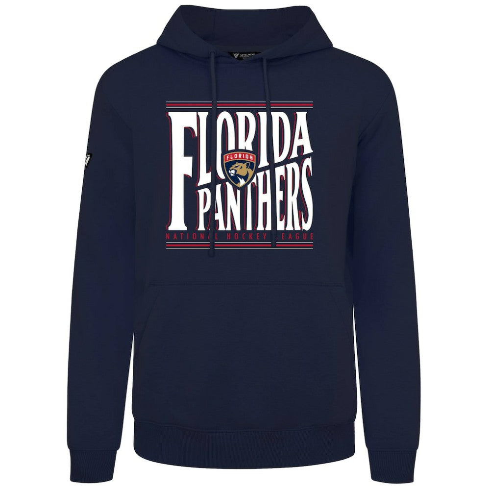 Florida Panthers Levelwear Podium Powerhouse Pullover Hoodie Navy