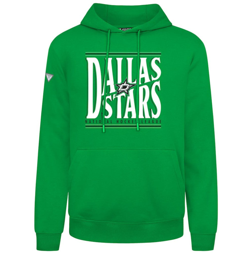 Dallas Stars Levelwear Podium Powerhouse Pullover Hoodie Green
