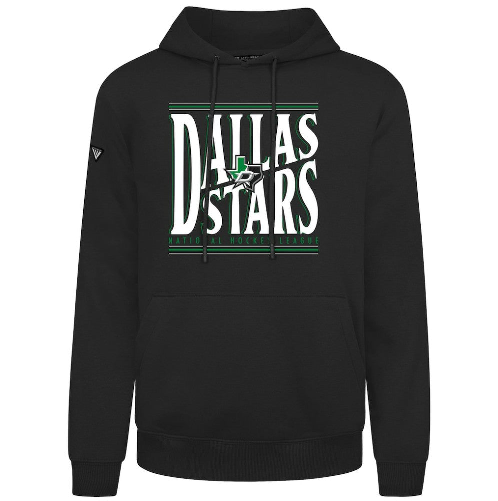 Dallas Stars Levelwear Podium Powerhouse Pullover Hoodie Black