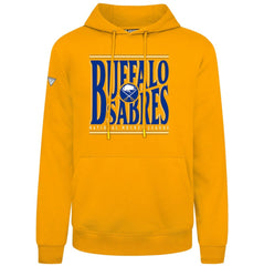 Buffalo Sabres Levelwear Podium Powerhouse Pullover Hoodie Gold