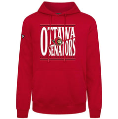 Ottawa Senators Levelwear Podium Powerhouse Pullover Hoodie Red