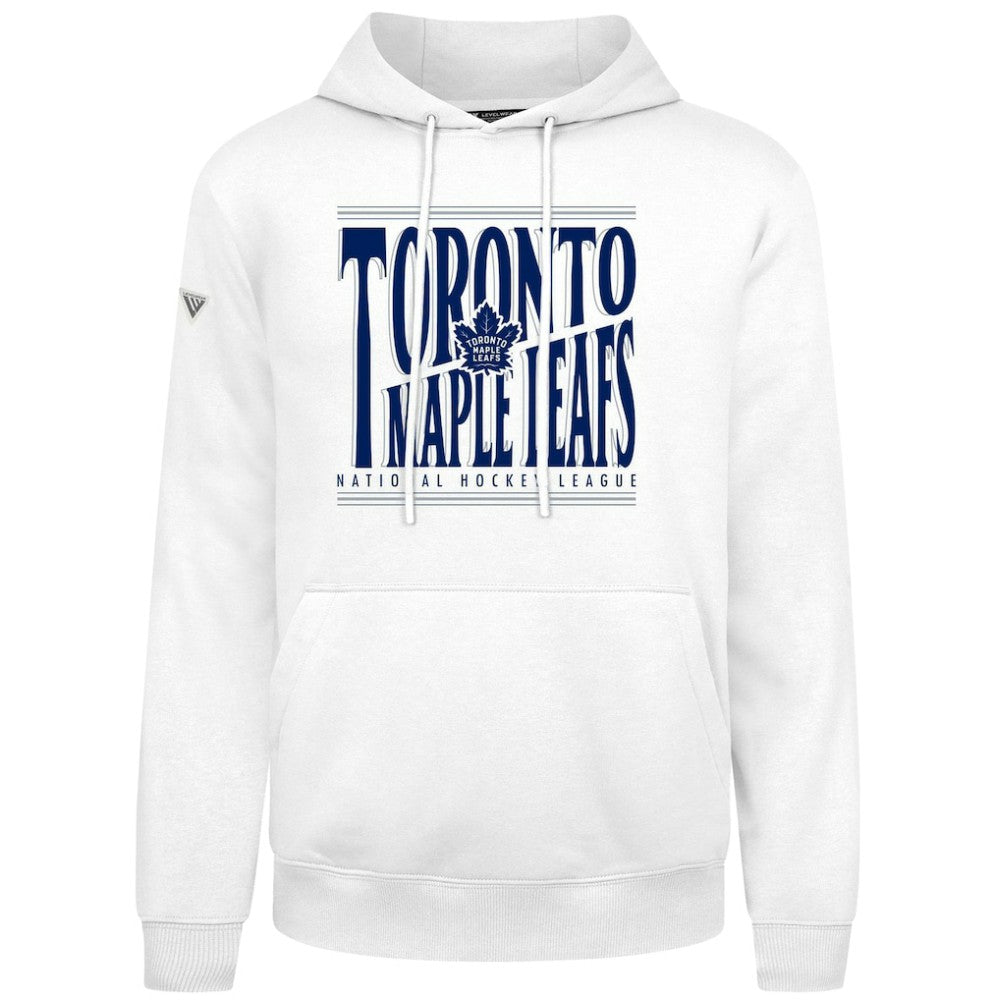 Toronto Maple Leafs Levelwear Podium Powerhouse Pullover Hoodie White