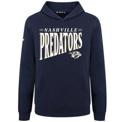 Nashville Predators Levelwear Youth Jr Podium Tally Pullover Hoodie Navy