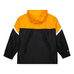 Pittsburgh Steelers Tie Breaker Vintage Logo Lightweight Anorak Half-Zip Windbreaker - Gold/Black for sale