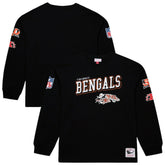 Cincinnati Bengals Training Camp Vintage Logos Long Sleeve T-Shirt - Black on sale