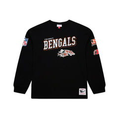 Cincinnati Bengals Training Camp Vintage Logos Long Sleeve T-Shirt - Black on sale