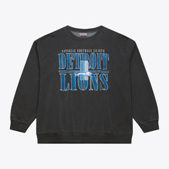 Detroit Lions Downtown Crew Vintage Logo Sweatshirt - Black online