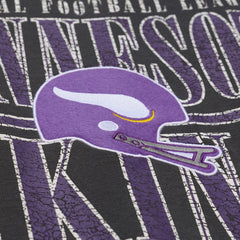 Minnesota Vikings Downtown Crew Vintage Logo Sweatshirt - Black cheap