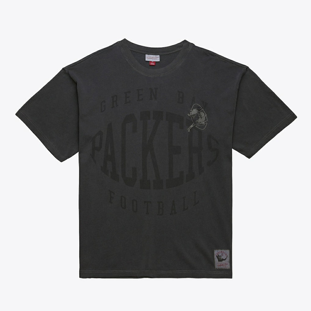 Green Bay Packers Downtown Collection Premium Vintage Logo T-Shirt - Black online