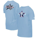 Philadelphia Phillies 2025 MLB All-Star Game Workout T-Shirt - Light Blue | New Era