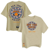 New York Knicks Two Hype Worldwide Collection Premium T-Shirt - Khaki cheap