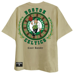 Boston Celtics Two Hype Worldwide Collection Premium T-Shirt - Khaki online