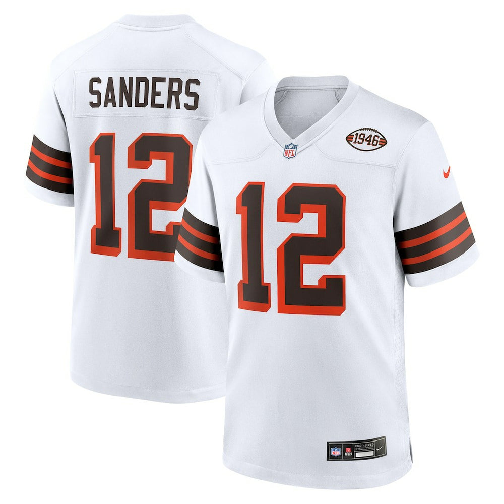 Shedeur Sanders Cleveland Browns 2025 NFL Draft 2nd Alternate Game Jersey - White | Nike sale