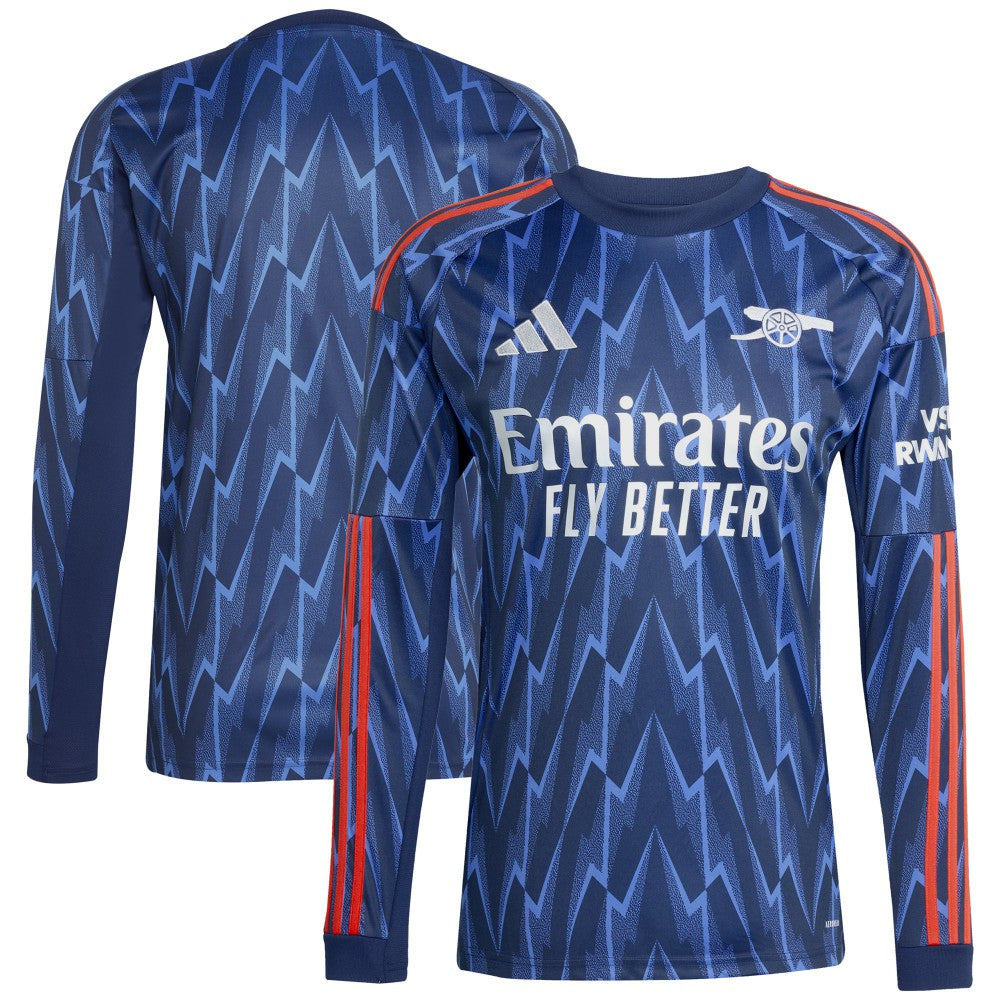 Arsenal 2025/26 Away Replica Long Sleeve Jersey - Blue | Adidas outlet
