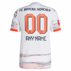 Bayern Munich 2025/26 Away Custom Jersey - White | Adidas cheap