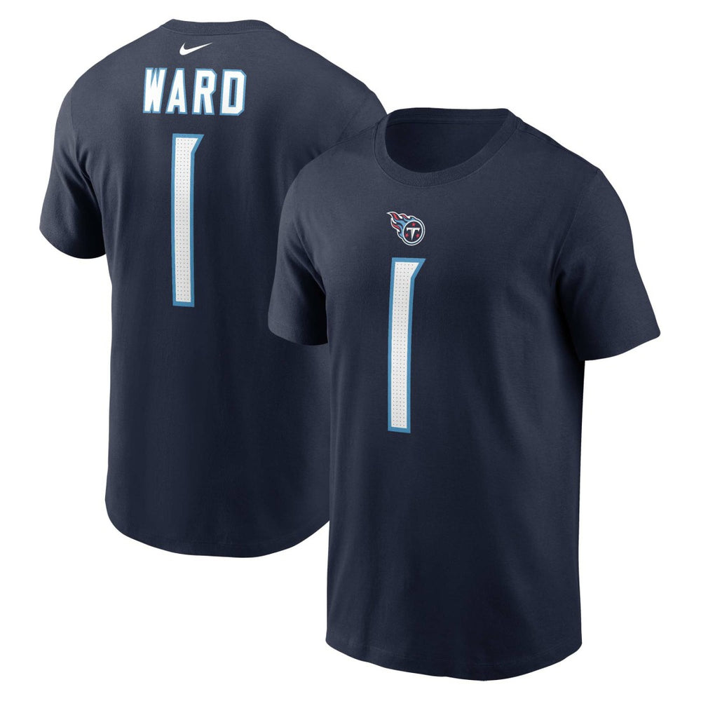 Cameron Ward Tennessee Titans Name & Number T-Shirt - Navy | Nike sale