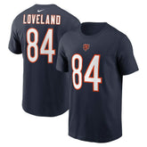 Colston Loveland Chicago Bears Name & Number T-Shirt - Navy | Nike for sale