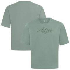 Houston Astros Levelwear Ethereal Oversized Luxe Signature Knit T-Shirt - Green