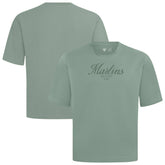 Miami Marlins Levelwear Ethereal Oversized Luxe Signature Knit T-Shirt - Green