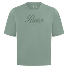 Pittsburgh Pirates Levelwear Ethereal Oversized Luxe Signature Knit T-Shirt - Green