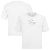 Pittsburgh Pirates Levelwear Ethereal Oversized Luxe Signature Knit T-Shirt - White