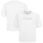 St. Louis Cardinals Levelwear Ethereal Oversized Luxe Signature Knit T-Shirt - White