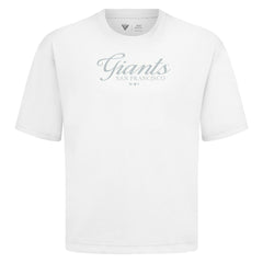 San Francisco Giants Levelwear Ethereal Oversized Luxe Signature Knit T-Shirt - White