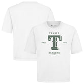 Texas Rangers Levelwear Crossway Oversized Luxe Signature Knit T-Shirt - White