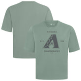 Arizona Diamondbacks Levelwear Crossway Oversized Luxe Signature Knit T-Shirt - Green