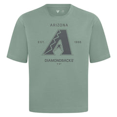 Arizona Diamondbacks Levelwear Crossway Oversized Luxe Signature Knit T-Shirt - Green